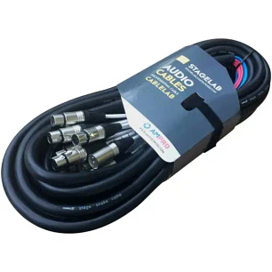 Stagelab CLMXMXF10 Cable XLR 10 mts