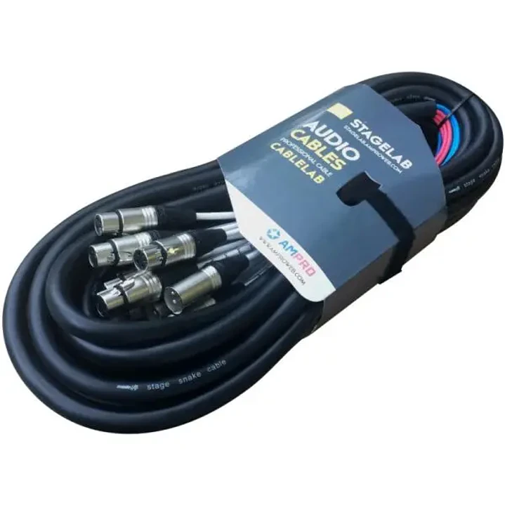 Stagelab CLMXMXF10 Cable XLR 10 mts 1