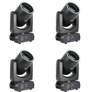 VLTG Kit 4 Cabezas Moviles Beam 180W + Case