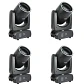 VLTG Kit 4 Cabezas Moviles Beam 180W + Case - Miniatura 1