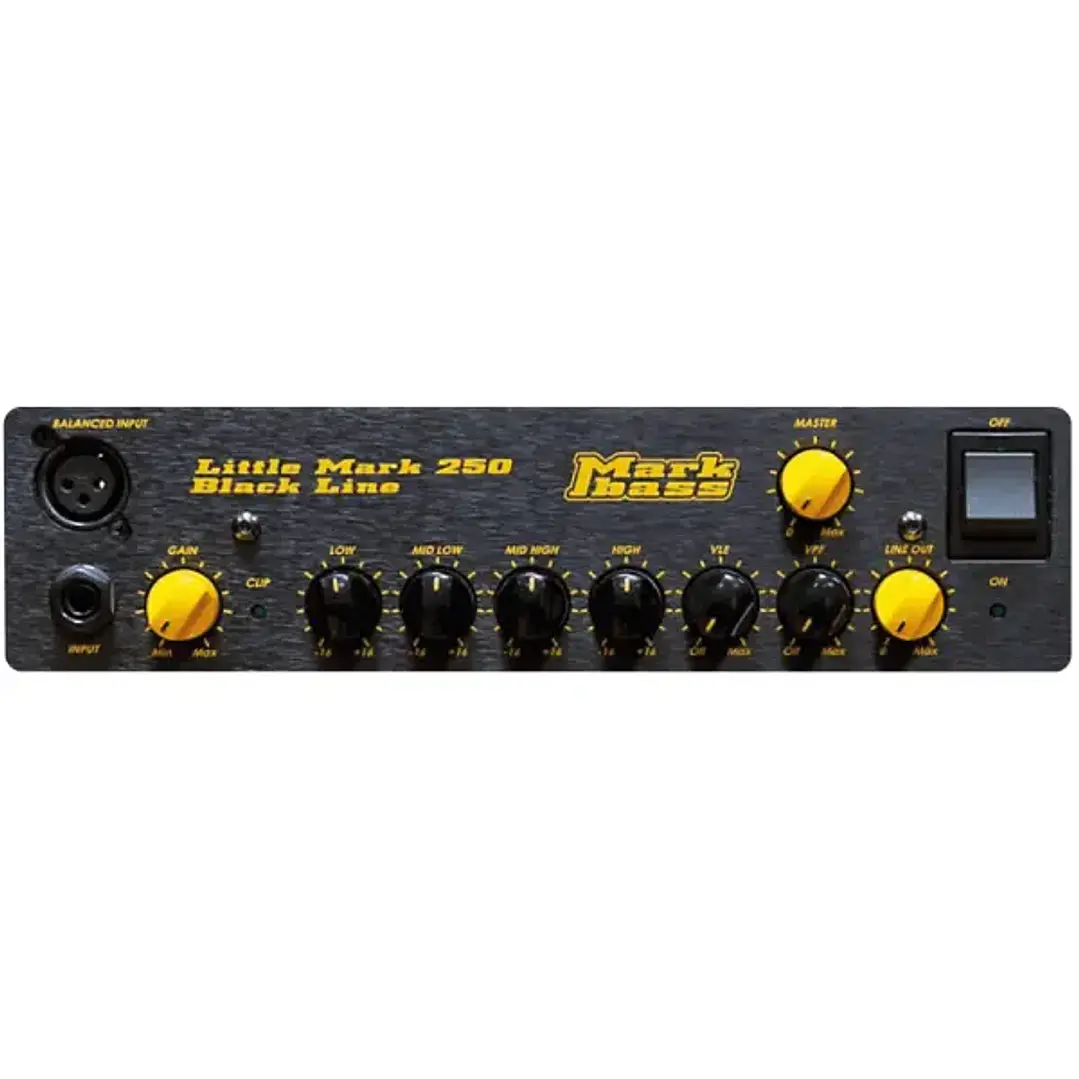 Markbass Little Mark 250 Black Line Cabezal de Bajo 1