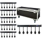 VLTG Kit X6 Barra 6 Focos Led 10W Pin Spot + Zoom - Miniatura 1
