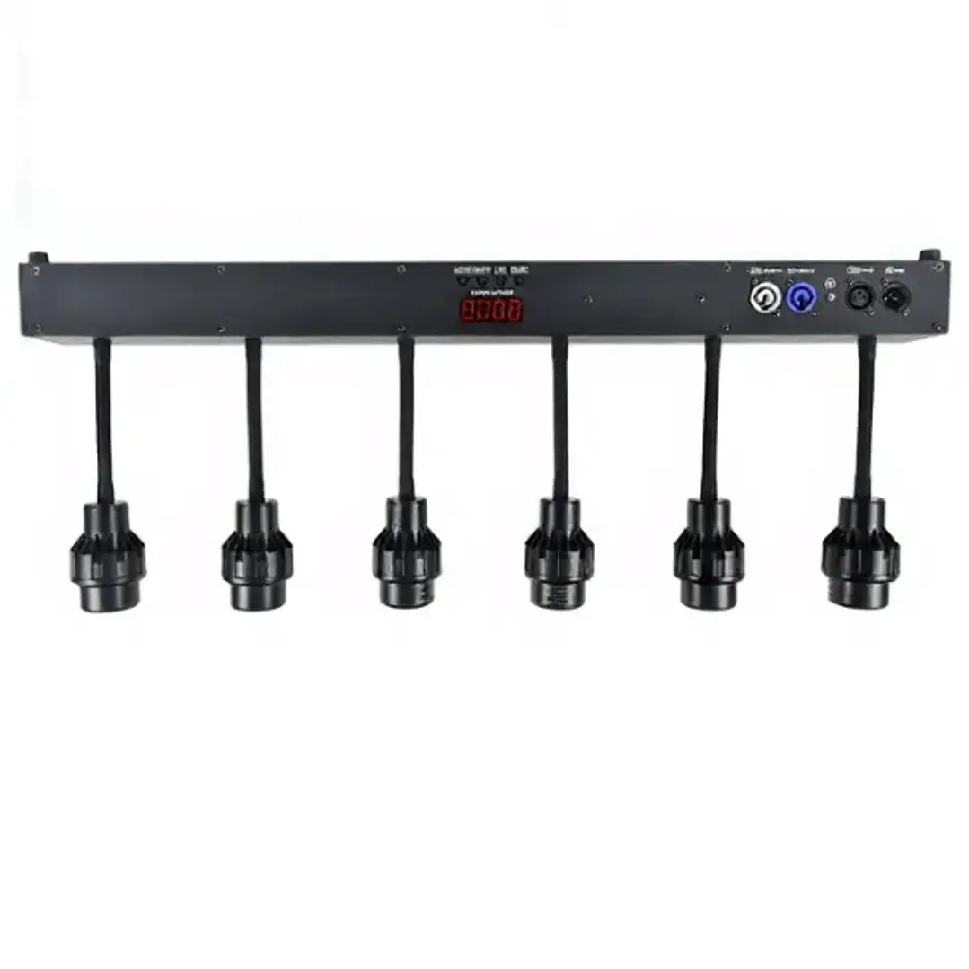 VLTG Barra 6 Focos Led 10W Pin Spot + Zoom 1