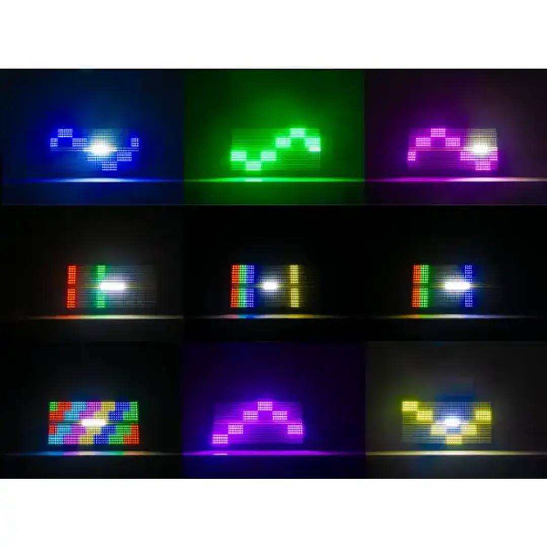 VLTG Kit X8 Led Strobe 960RGB + 96W 4