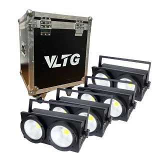 VLTG Kit 4 Mini Brut 200W (2X100W) + Case