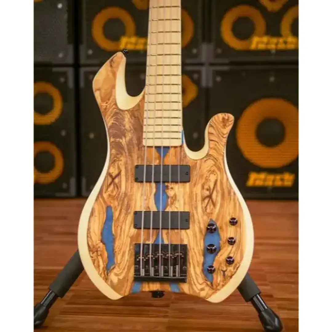 Markbass Richard Bona Kilimanjaro F1 5 Olive Flame Maple Bajo Eléctrico 2