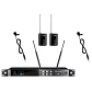 Relacart EZMI2 Sistema de Micrófono Inalámbrico UHF con 2 Lavalier LM-P01 1M - Miniatura 1