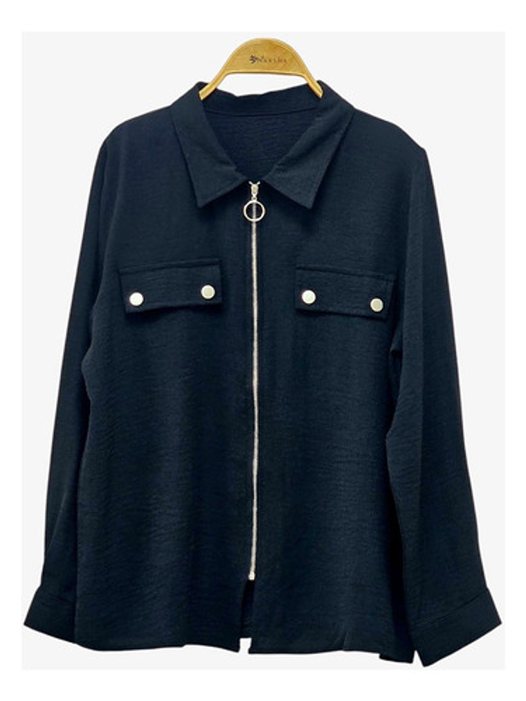 Camisa Cargo Cierre Argolla ,bolsillos Botón  Llega Hoy  2