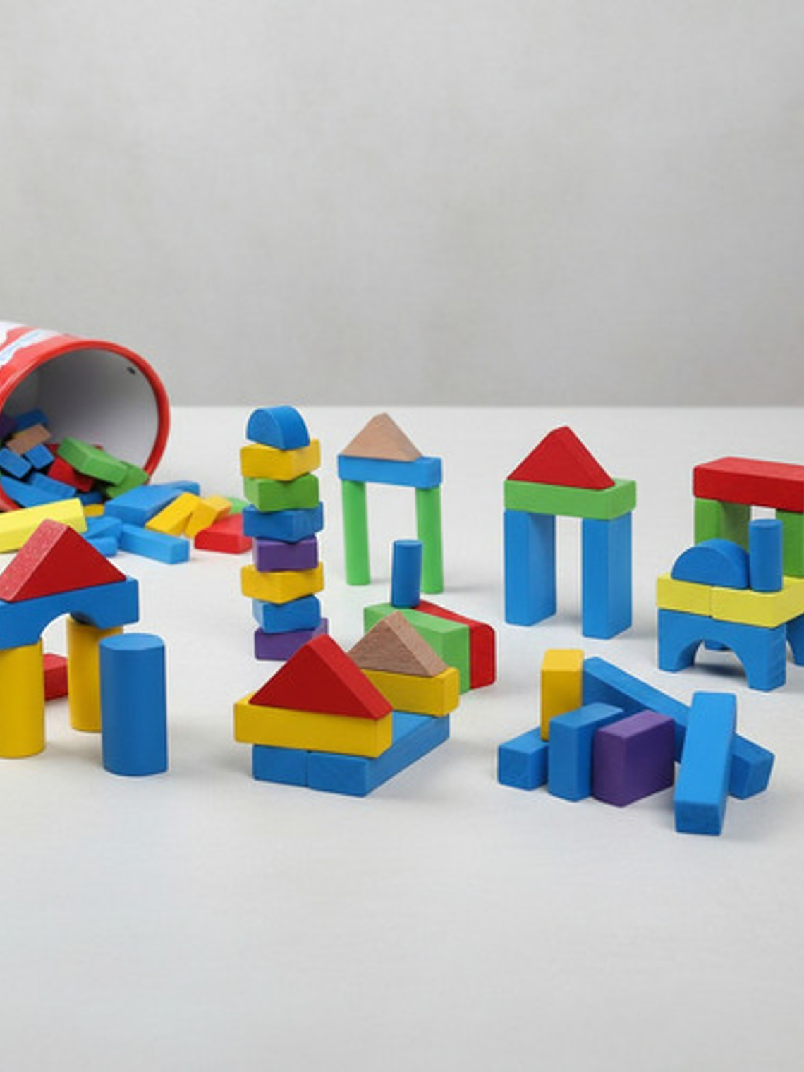 Bloques De Madera Construcción Montessori 40 Piezas 5