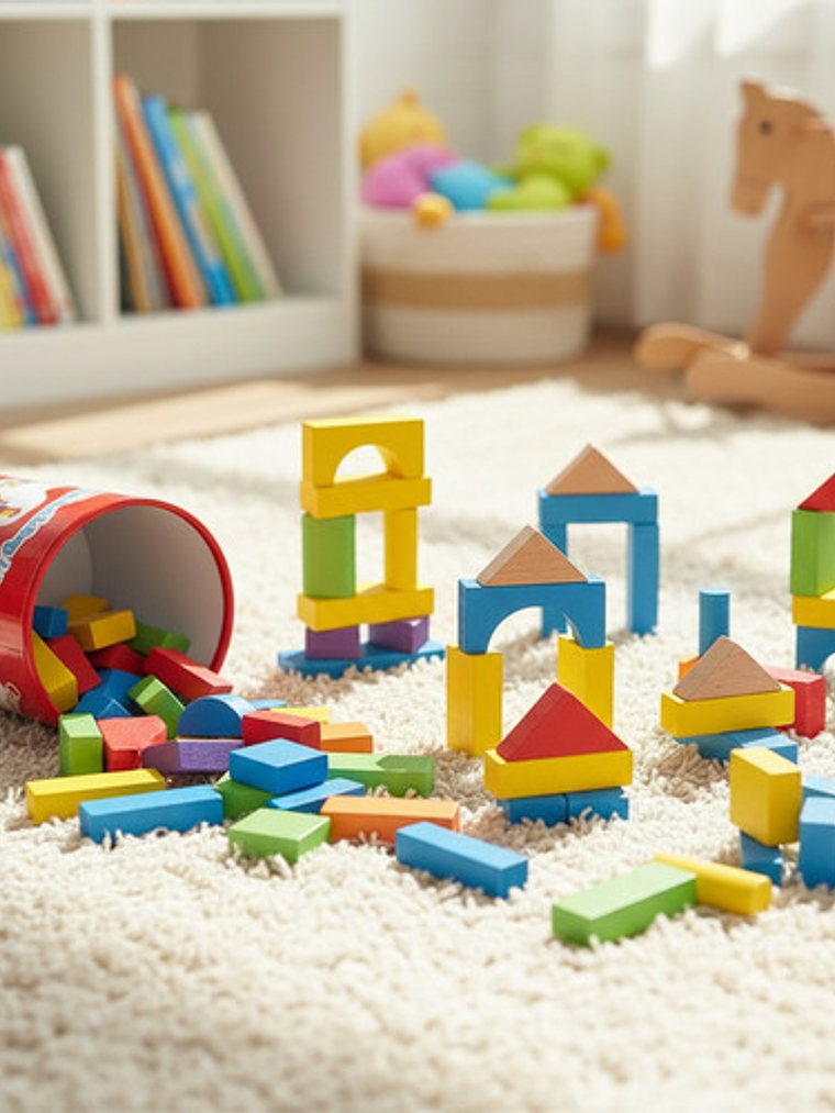 Bloques De Madera Construcción Montessori 40 Piezas 7