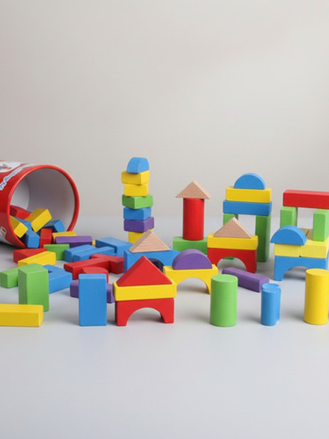 Bloques De Madera Construcción Montessori 40 Piezas 9