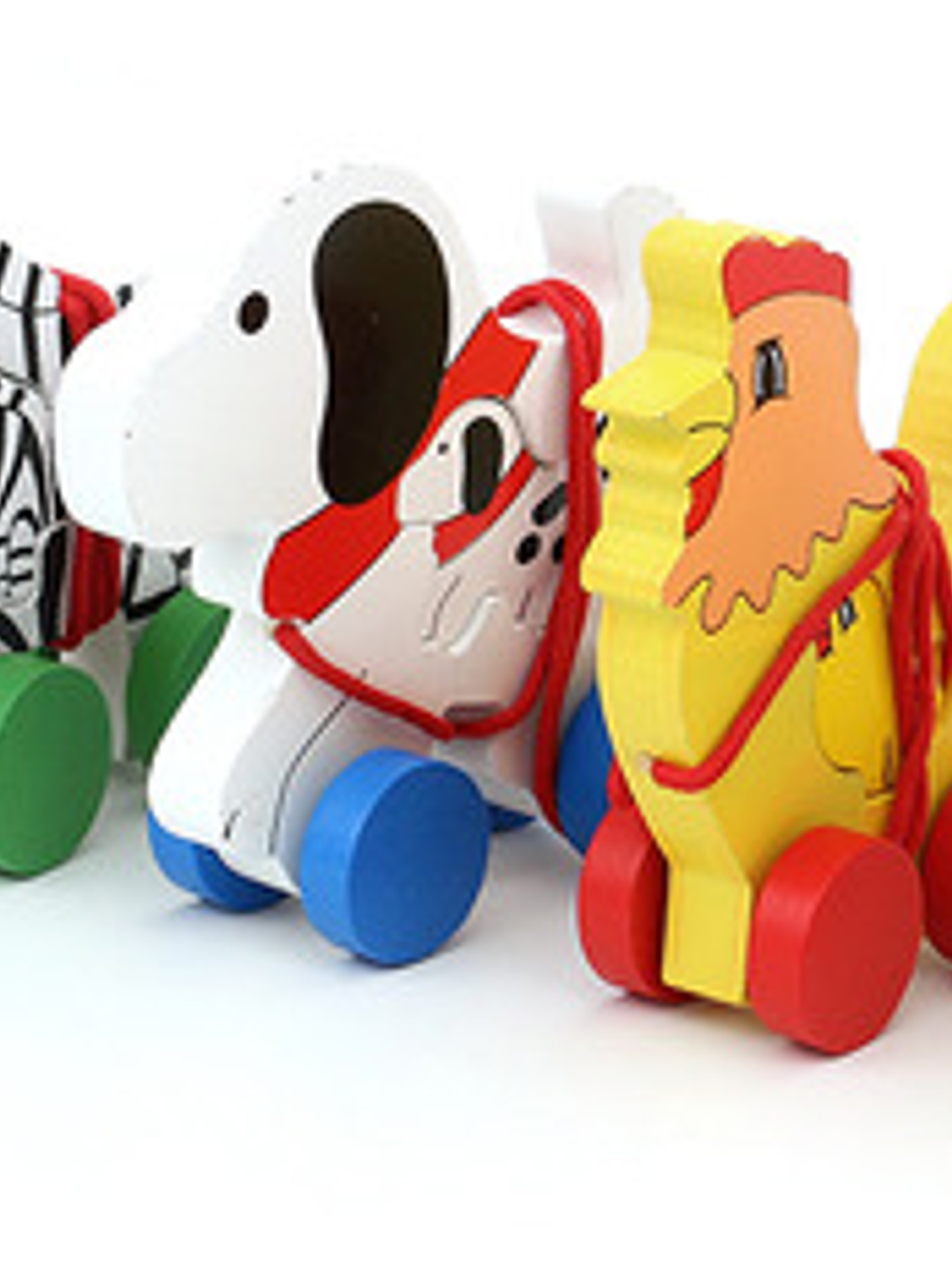 Juguete de Arrastre de Madera para Estimulación Temprana  3