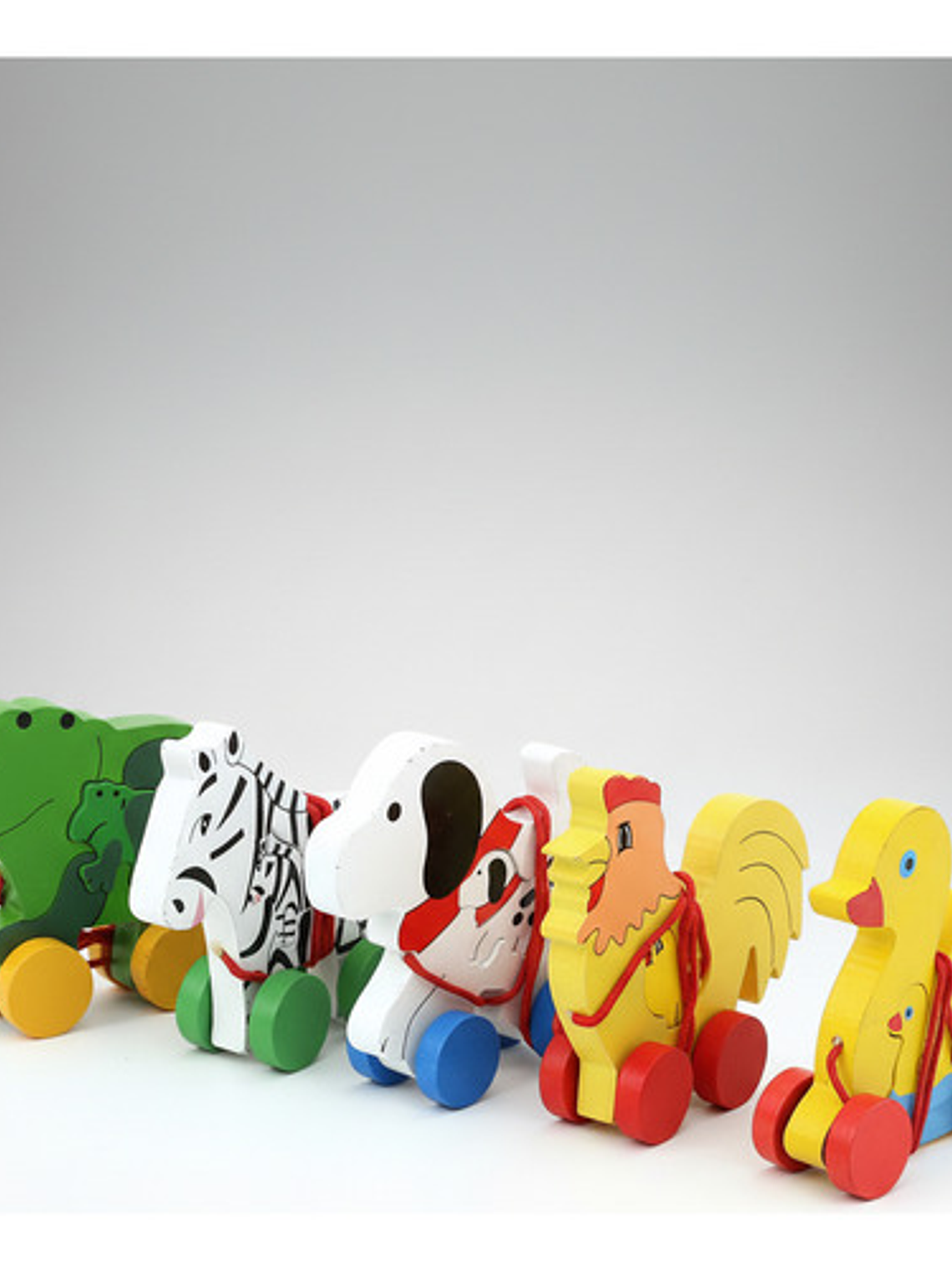 Juguete de Arrastre de Madera para Estimulación Temprana  5