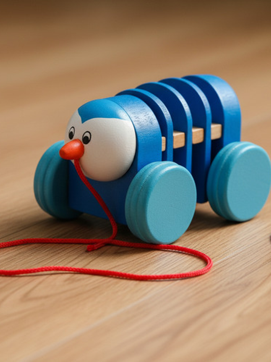 Juguete De Arrastre De Madera Diseñados Para La Estimulación 5