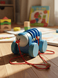 Juguete De Arrastre De Madera Diseñados Para La Estimulación - Miniatura 6