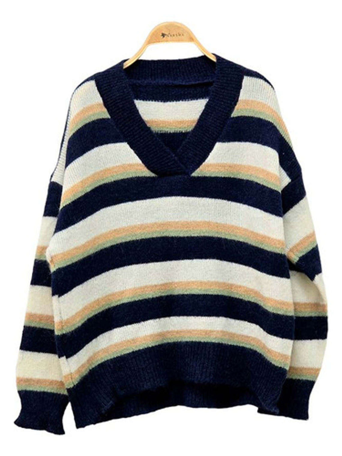 Sweater Mujer Lana/cachemira Escote V 11