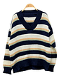 Sweater Mujer Lana/cachemira Escote V - Miniatura 11