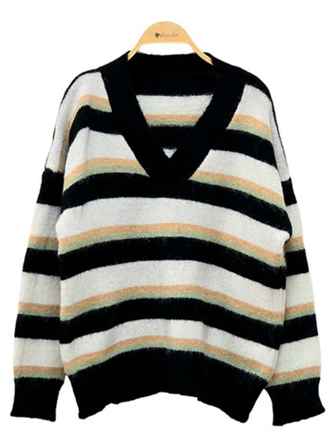 Sweater Mujer Lana/cachemira Escote V 12