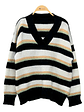 Sweater Mujer Lana/cachemira Escote V - Miniatura 12