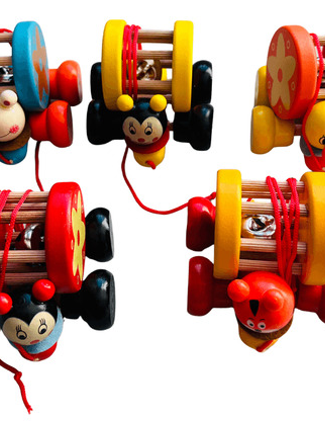 Juguete De Arrastre De Madera Diseñados Para La Estimulación 1