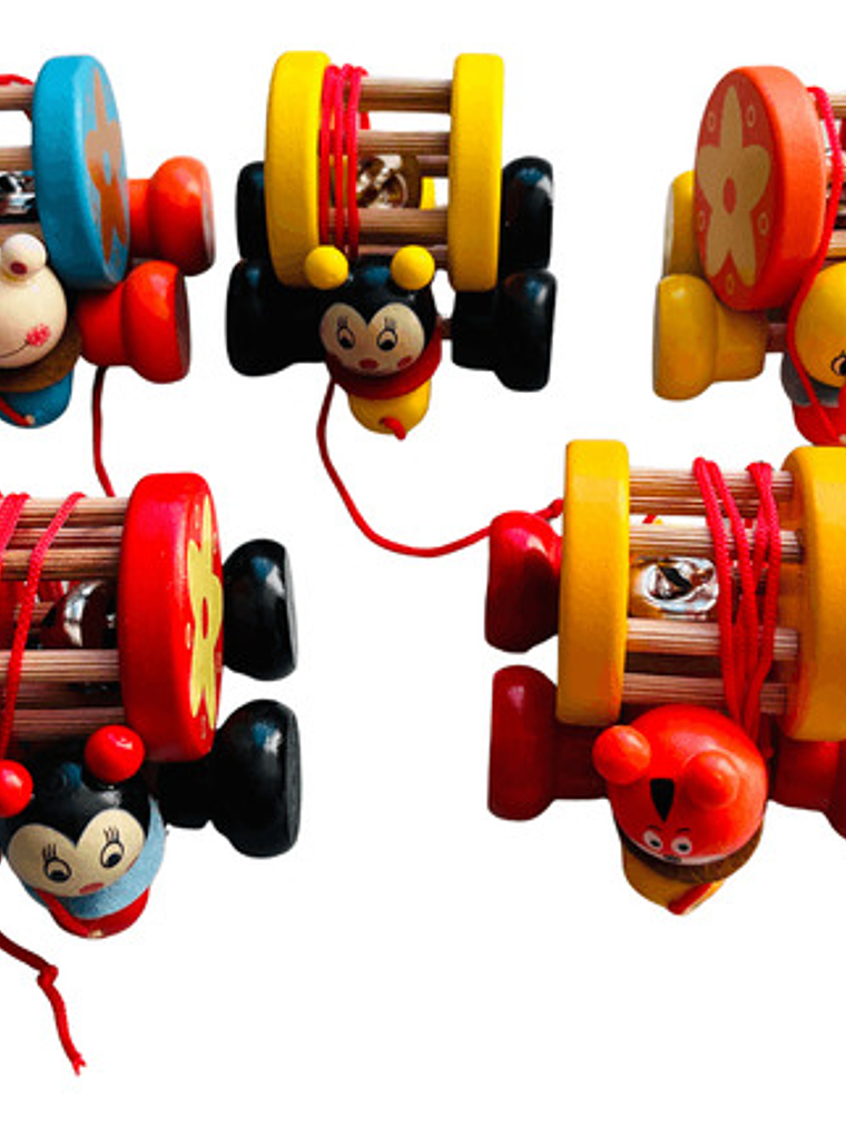 Juguete De Arrastre De Madera Diseñados Para La Estimulación 1