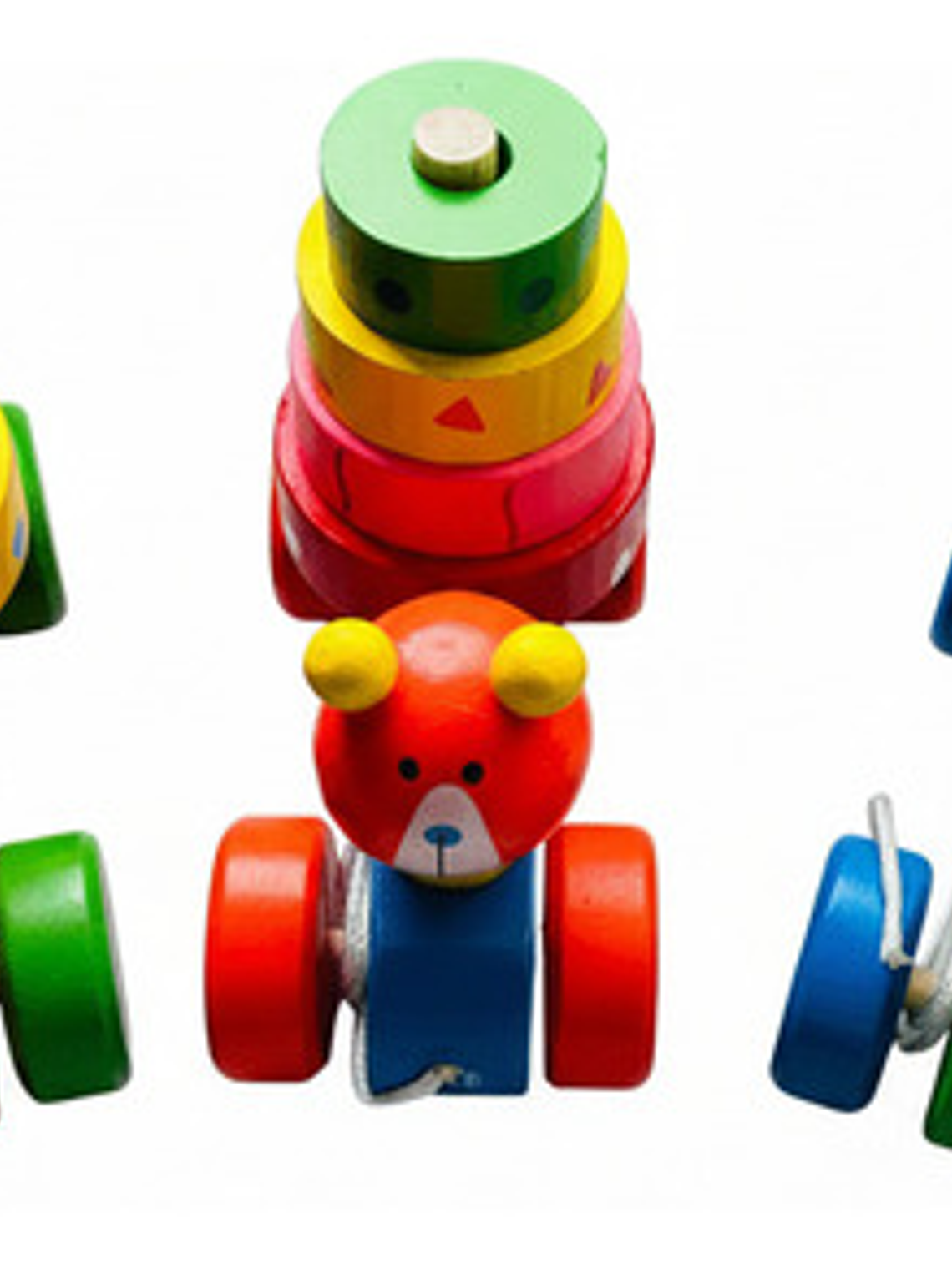 Juguete De Arrastre De Madera Diseñados Para La Estimulación 14