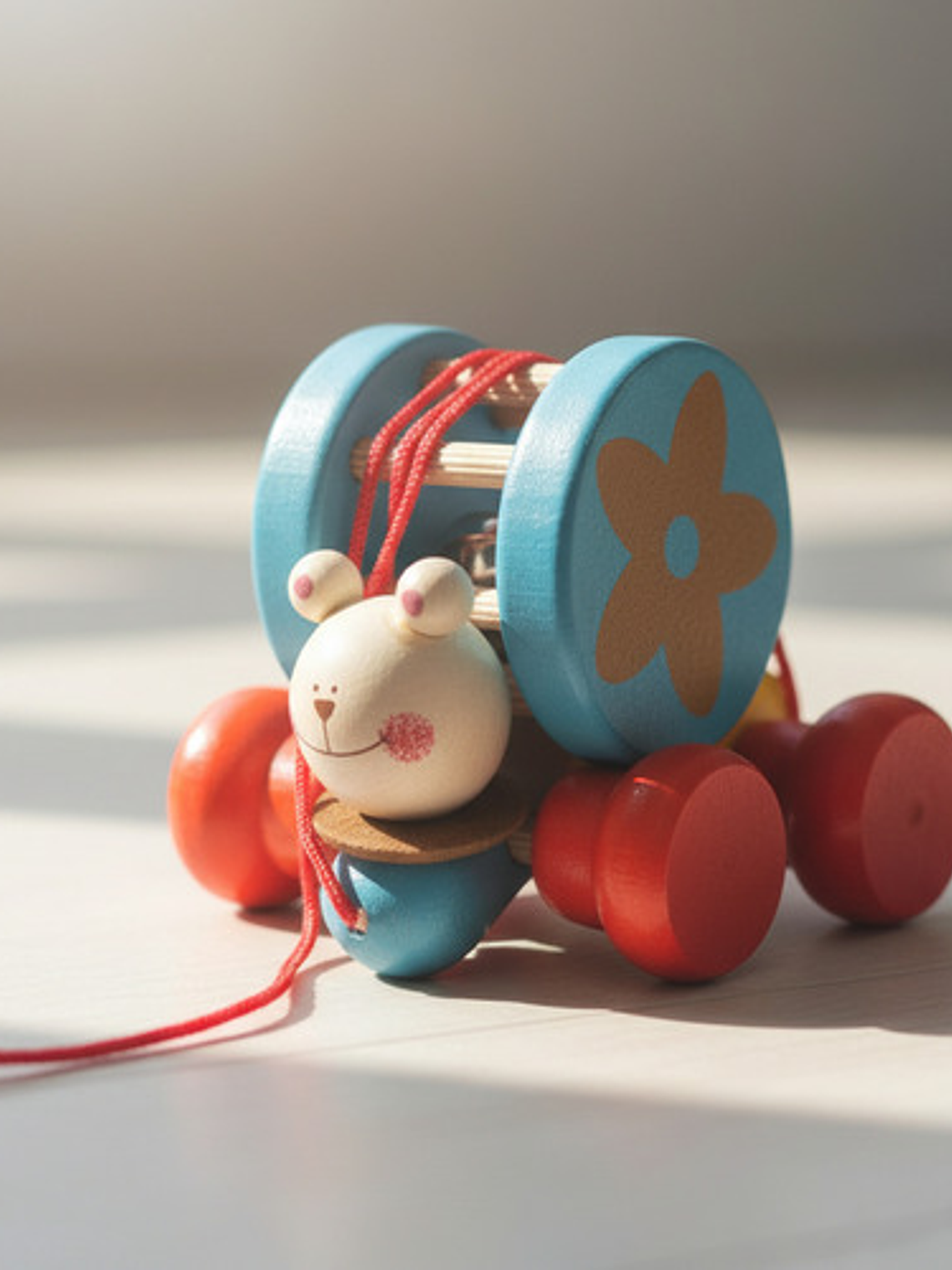 Juguete De Arrastre De Madera Diseñados Para La Estimulación 17