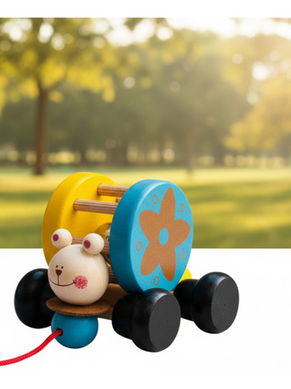 Juguete De Arrastre De Madera Diseñados Para La Estimulación 21