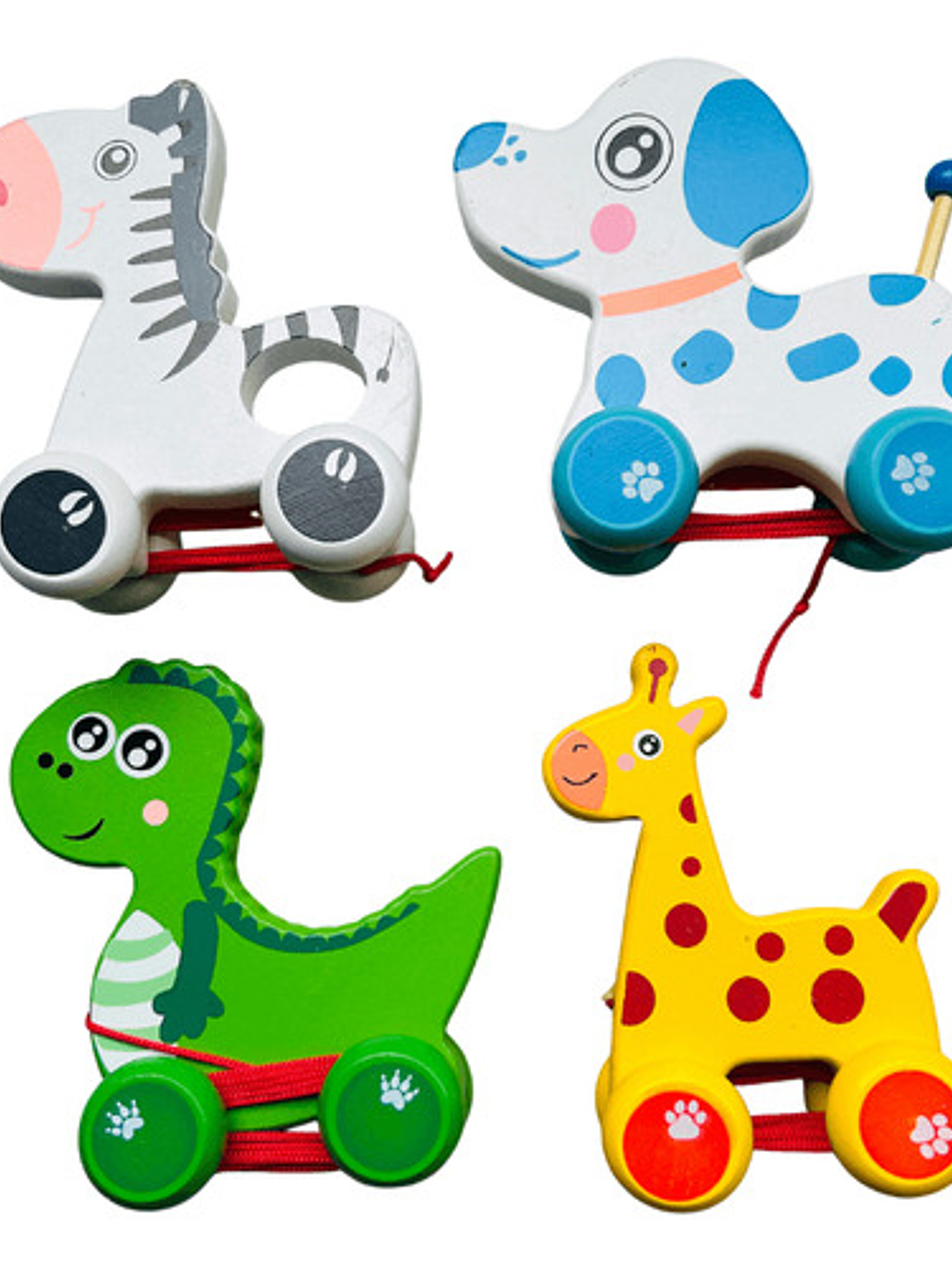 Juguete De Arrastre De Madera Diseñados Para La Estimulación 22