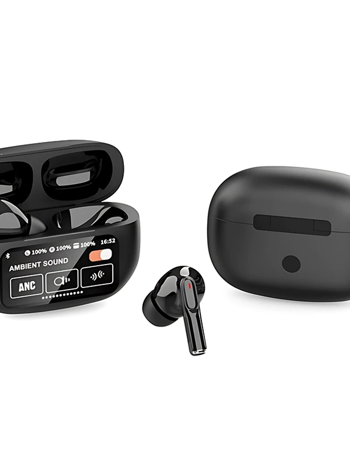 A9 Plus Pro ANC + ENC TWS Bluetooth 5.4 con Pantalla Táctil Inteligente - Auriculares Inalámbricos Gaming  2