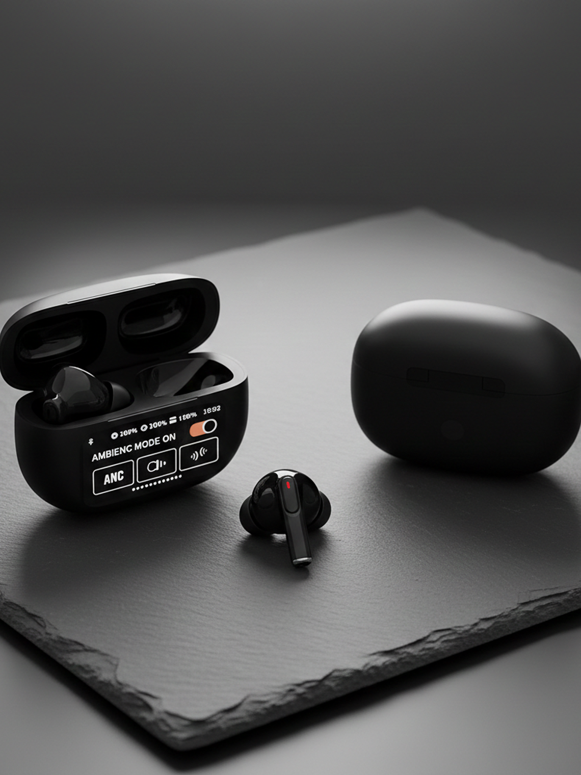 A9 Plus Pro ANC + ENC TWS Bluetooth 5.4 con Pantalla Táctil Inteligente - Auriculares Inalámbricos Gaming  3