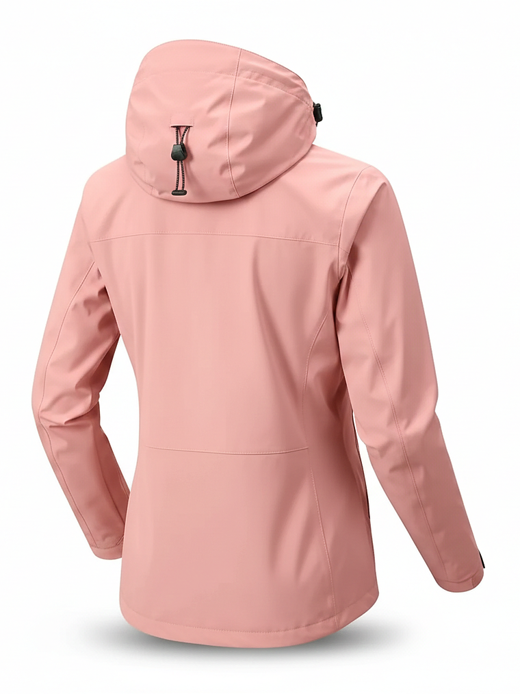 Chaqueta Softshell Mujer Cortaviento Loose Fit Impermeable 4