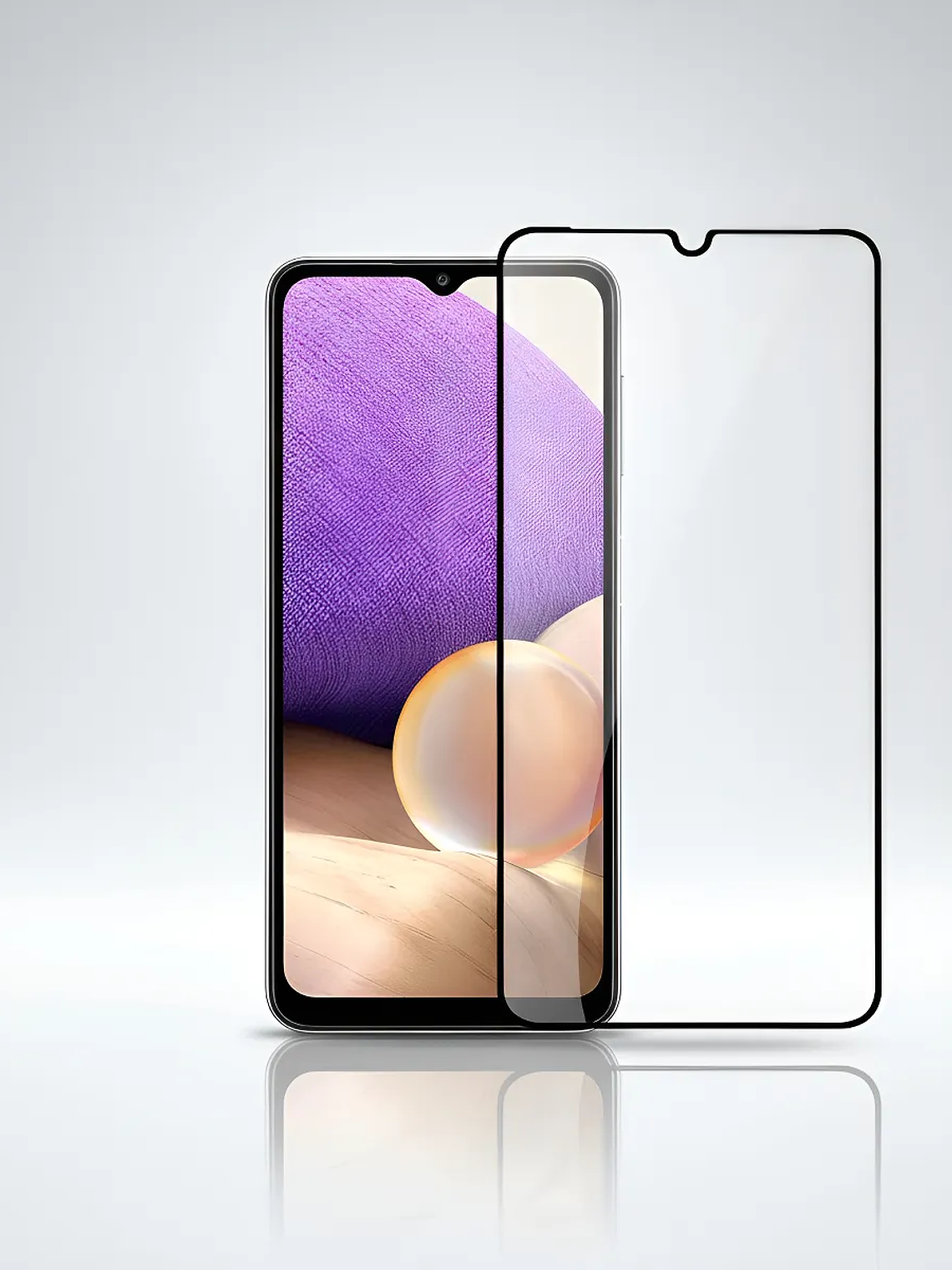 Protector Samsung A15 Vidrio Templado Full + Kit Fácil 4