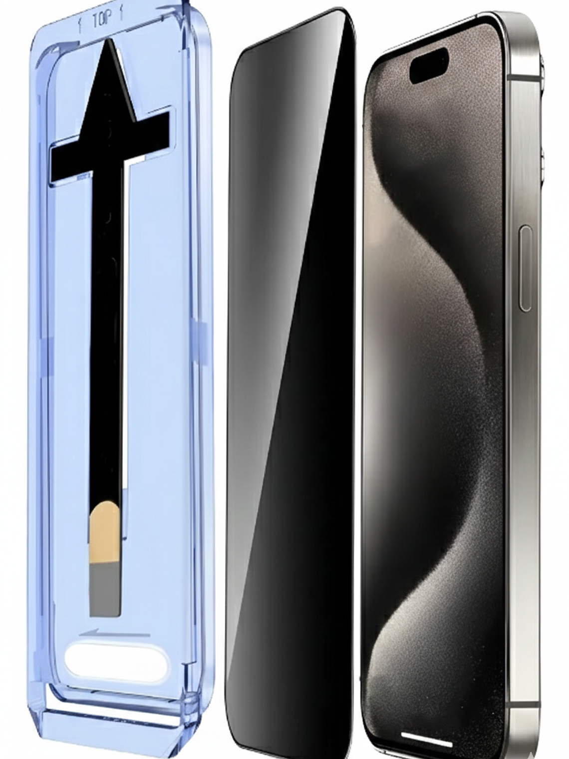 Protector iPhone 13 Vidrio Black Edge + Kit Instalación 4