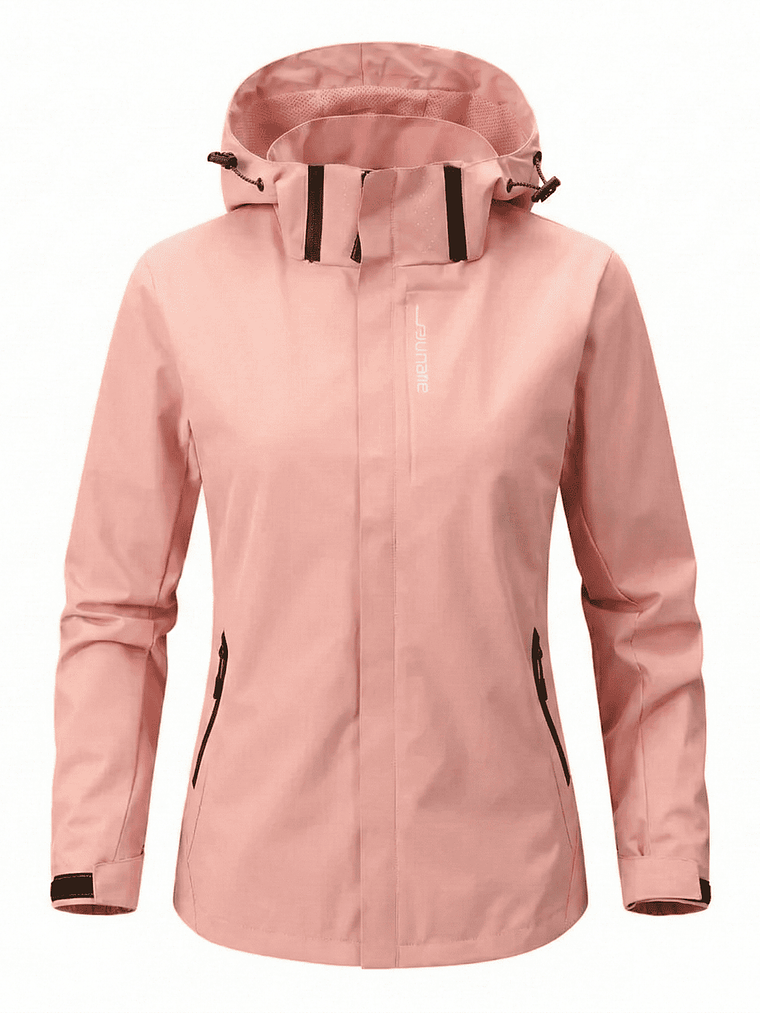 Chaqueta Softshell Mujer Cortaviento Loose Fit Impermeable 5