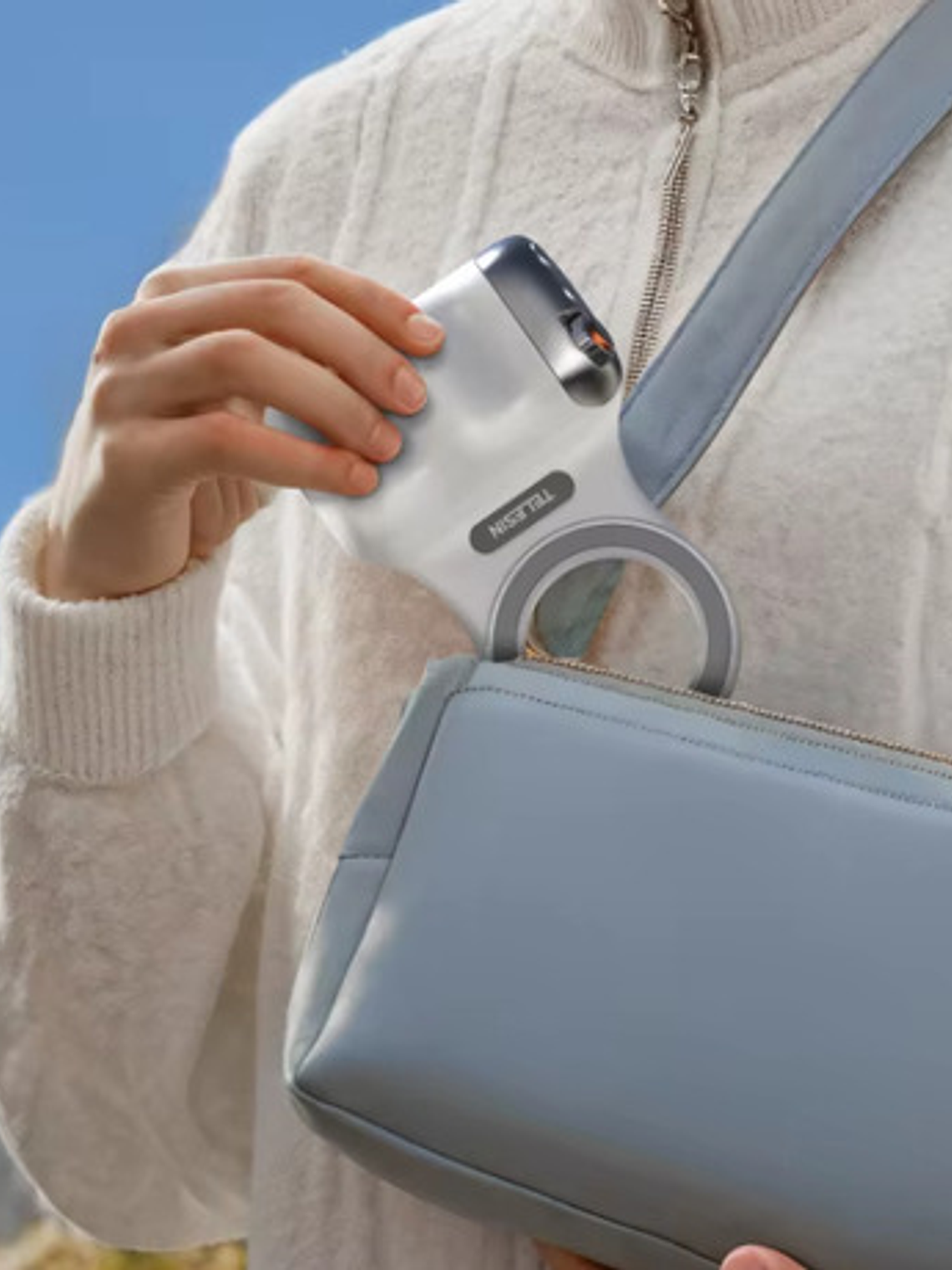 Grip Magnético Magsafe Para Smartphone Con Disparador Remoto 3