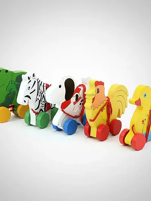 Juguete De Arrastre Diseñados Para La Estimulación Temprana