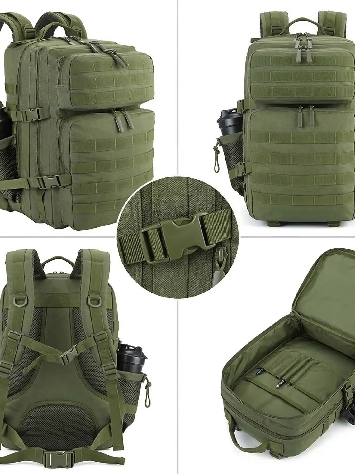 Mochila Táctica Militar LHI 25L Impermeable Crossfit Gym 6