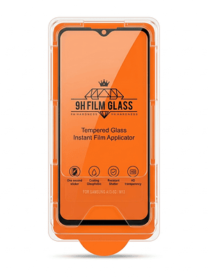 Protector iPhone 15 Vidrio 9H + Kit Instalación Automática