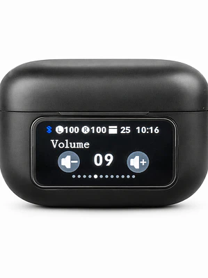 Audífonos A9 Plus Pro ANC+ENC Pantalla Táctil Bluetooth 5.4