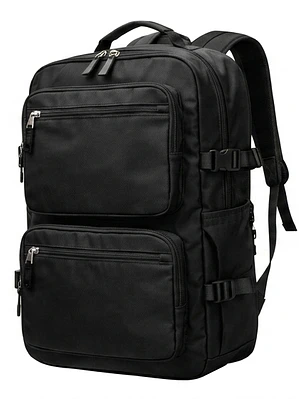 Mochila Urbana D&B Éirí 30L Laptop 15.6 USB 6 Bolsillos - Negro/Gris