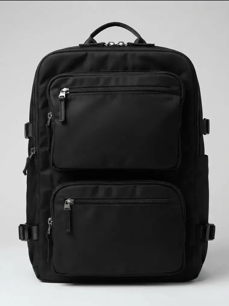 Mochila Urbana D&B Éirí 30L Laptop 15.6 USB 6 Bolsillos - Negro/Gris 5