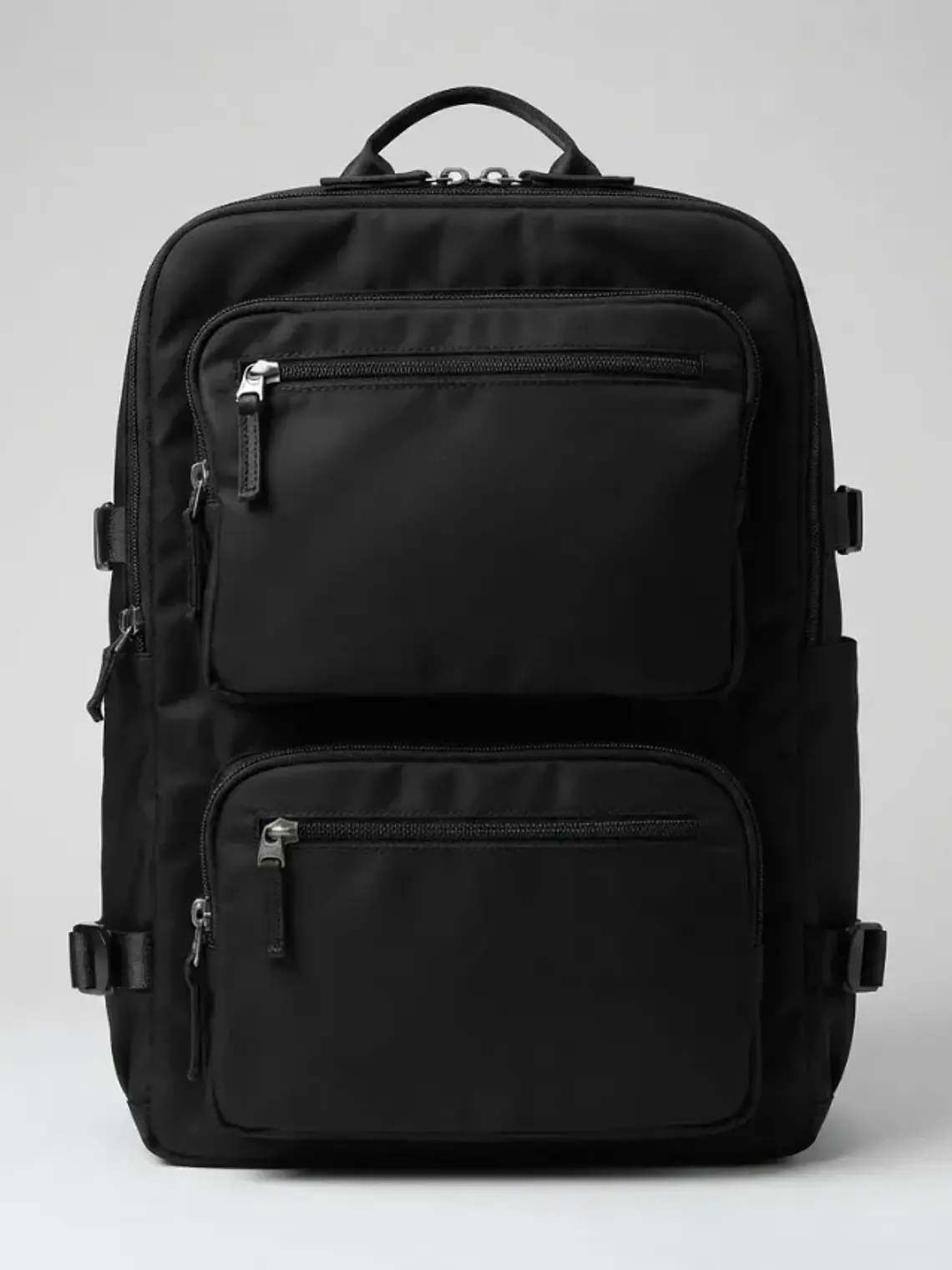 Mochila Urbana D&B Éirí 30L Laptop 15.6 USB 6 Bolsillos - Negro/Gris 6