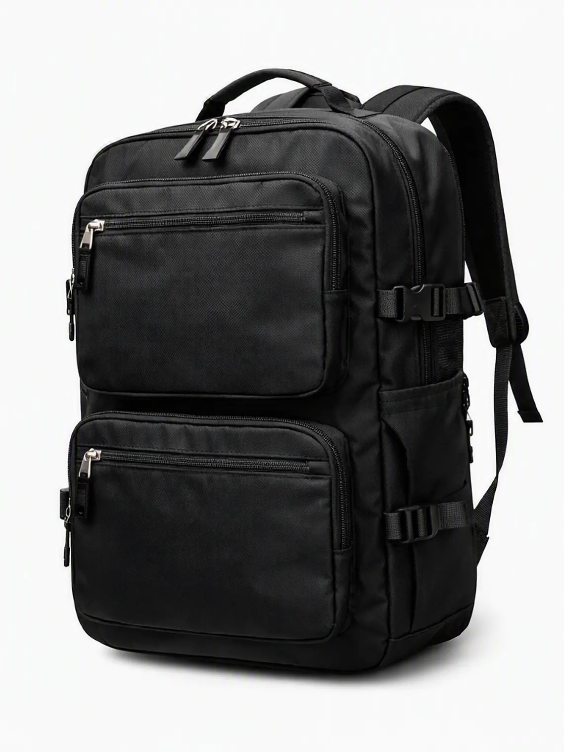 Mochila Urbana D&B Éirí 30L Laptop 15.6 USB 6 Bolsillos - Negro/Gris 7
