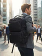 Mochila Urbana D&B Éirí 30L Laptop 15.6 USB 6 Bolsillos - Negro/Gris - Miniatura 8