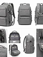 Mochila Urbana D&B Éirí 30L Laptop 15.6 USB 6 Bolsillos - Negro/Gris - Miniatura 10