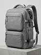 Mochila Urbana D&B Éirí 30L Laptop 15.6 USB 6 Bolsillos - Negro/Gris - Miniatura 16