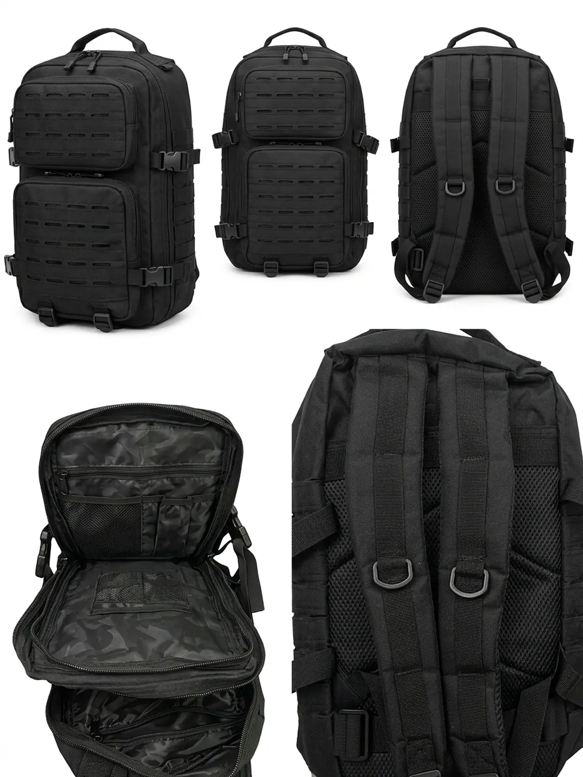 Mochila Táctica Militar LHI 27L Impermeable Mediana 2