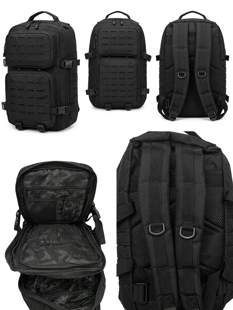 Mochila Táctica Militar LHI 27L Impermeable Mediana 2