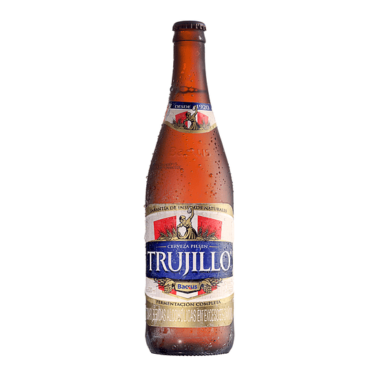 CERVEZA PILSEN TRUJILLO 620 ML. CAJA 12 BOTELLAS 